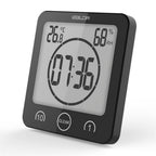 Digital Bathroom Clock | LCD Temperature Humidity Display