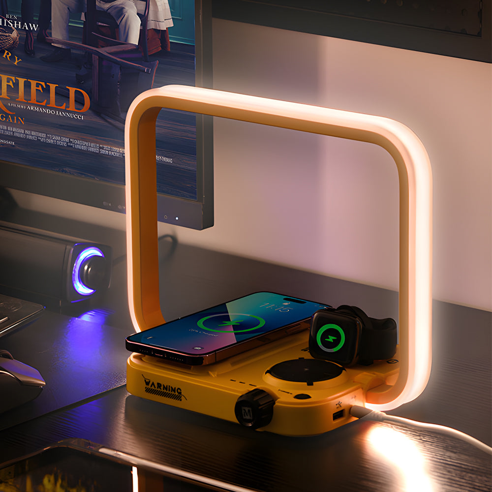 Smart Desk Lamp | RGB Wireless Charging Station
