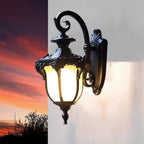Victorian Outdoor Wall Light | Cast Iron Lantern Design