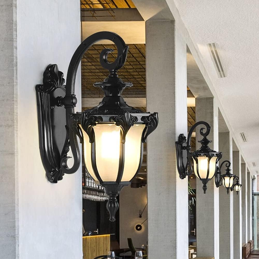 Victorian Outdoor Wall Light | Cast Iron Lantern Design