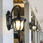Victorian Outdoor Wall Light | Cast Iron Lantern Design