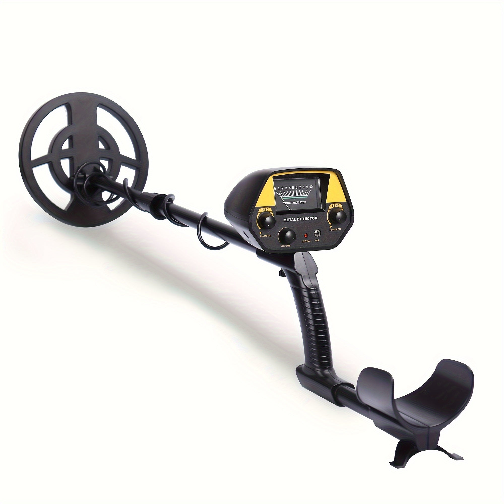 Metal Detector With LCD Display | 20cm Search Coil For Treasure Hunting