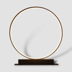 LED Circle Floor Lamp | Modern Aluminum Ring Design