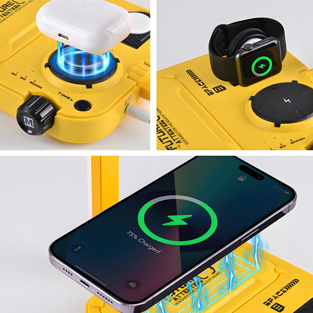 Smart Desk Lamp | RGB Wireless Charging Station