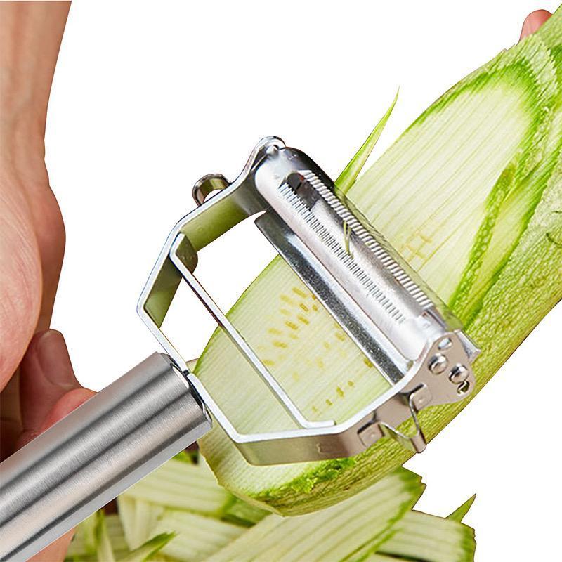 Professional Kitchen Peeler | Dual Blade Stainless Steel Design