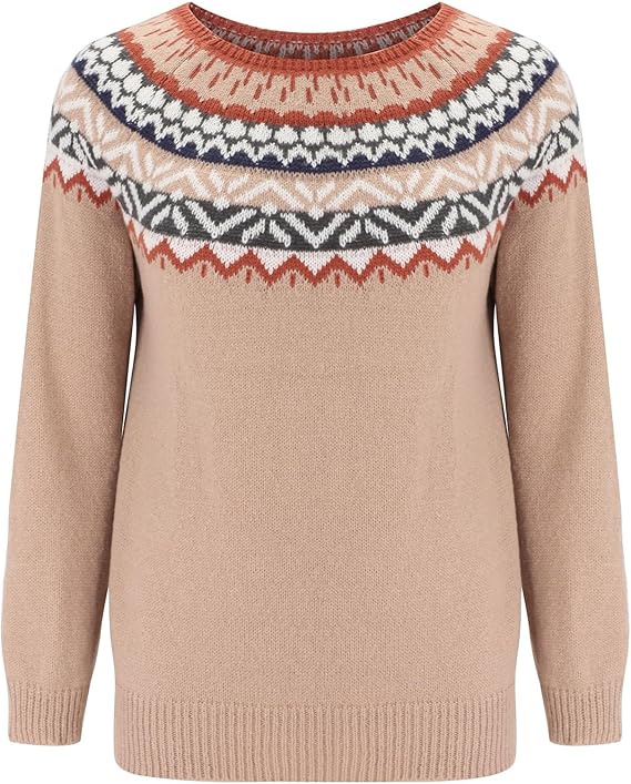 Nordic Winter Sweater | Fair Isle Yoke Pattern