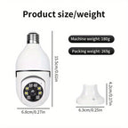 Smart Security Camera Light | HD WiFi Surveillance with Night Vision