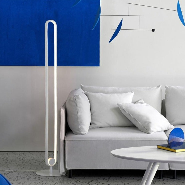 LED Floor Lamp | Slim Aluminum Design with Dimmable Light
