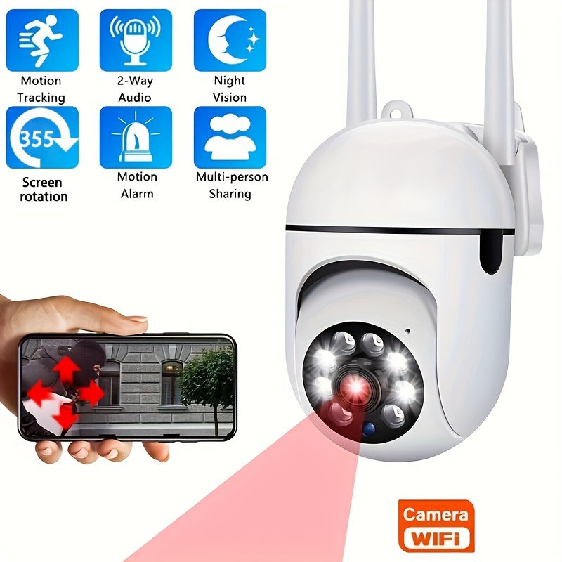 Smart Security Camera | HD 1080p PTZ Motion Detection