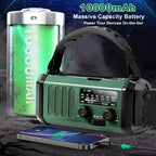 Emergency Radio Kit | Solar Hand Crank Power Bank With NOAA Weather Alert