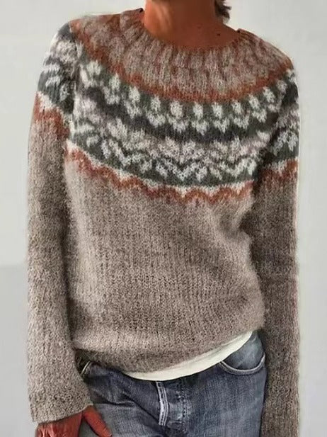 Nordic Winter Sweater | Fair Isle Yoke Pattern