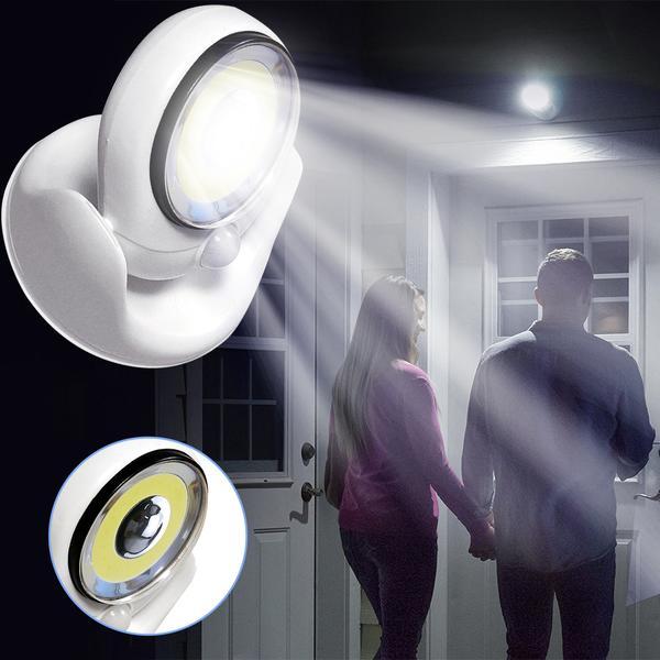 Motion Sensor Outdoor Light | Wireless 450 Lumen LED Security Lamp