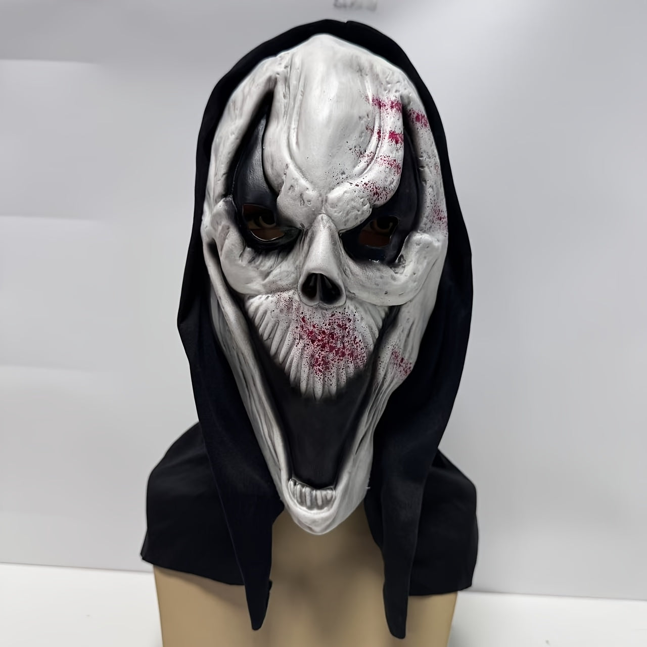 Halloween Skull Mask | Full Head Design with Hood