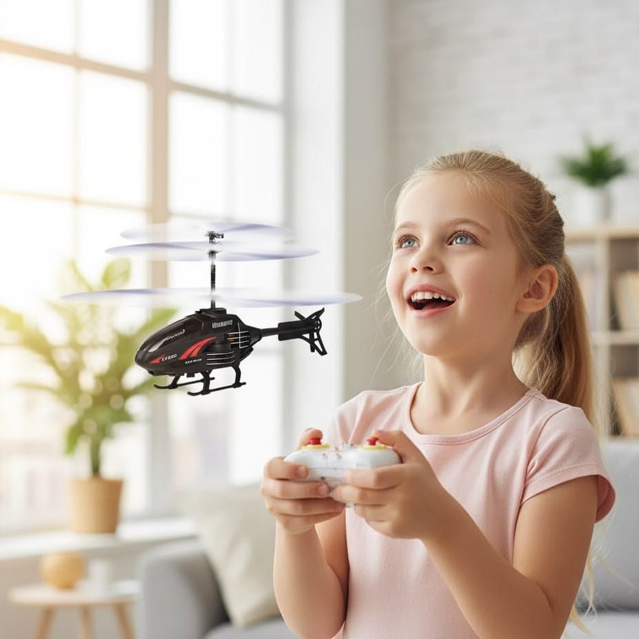 Remote Control Helicopter for Kids | Easy Flying Mini Drone with Stabilization