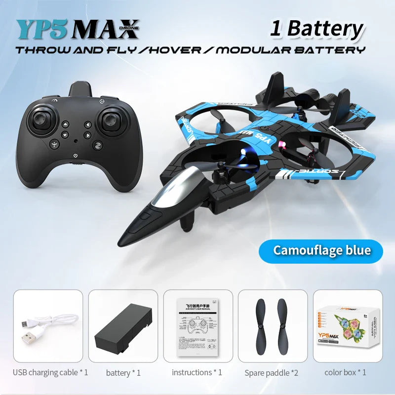 RC Airplane | Lightweight Foam Glider with LED Lights