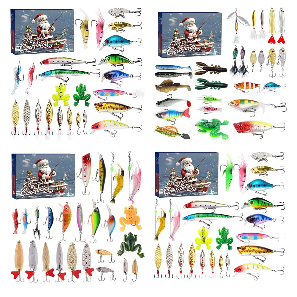 Fishing Advent Calendar | 24 Premium Lures for Christmas Countdown