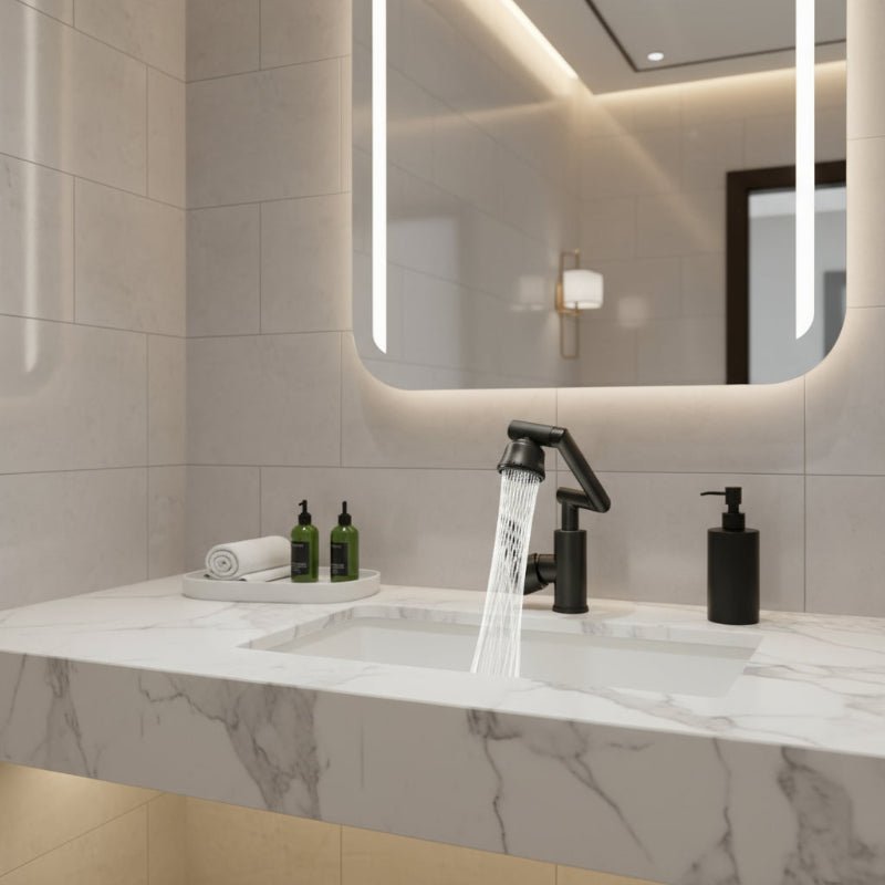 Kitchen Faucet with Flexible Arm | 360° Swivel Multi-Mode Spray