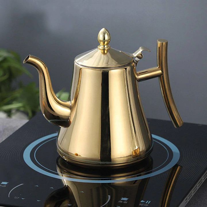Stainless Steel Induction Kettle | Built-in Filter System