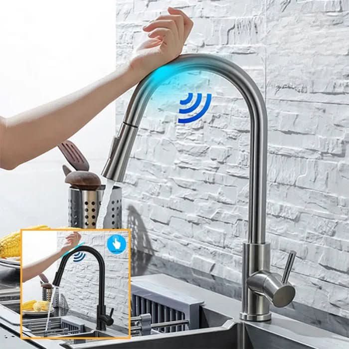 Smart Kitchen Faucet | Motion Sensor Pull-Out Spout