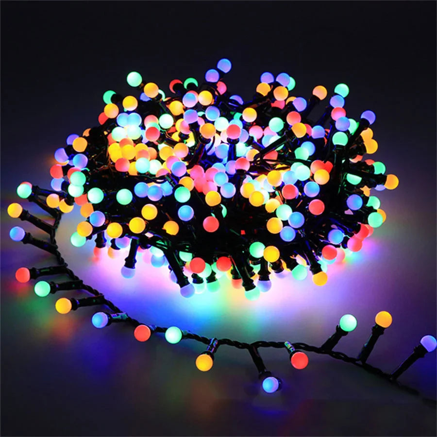 Multicolor LED String Lights | Waterproof Globe Fairy Lights