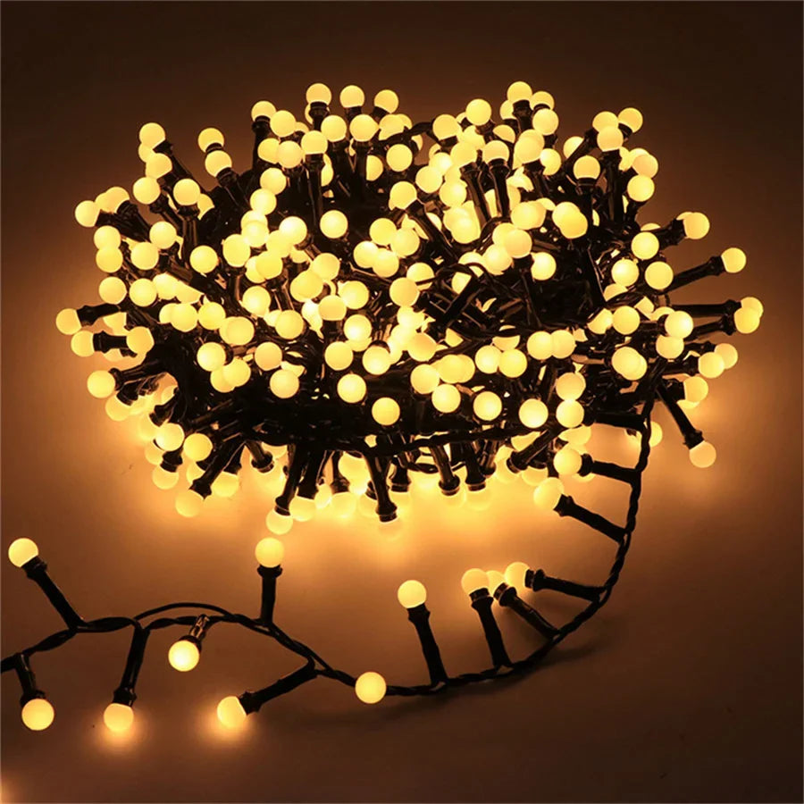 LED String Lights | Waterproof Multicolor Globe Bulbs