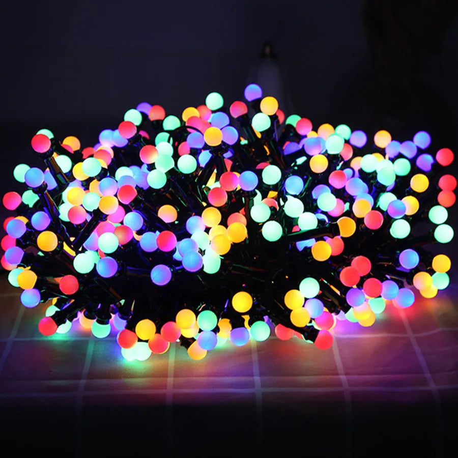 LED String Lights | Waterproof Multicolor Globe Bulbs