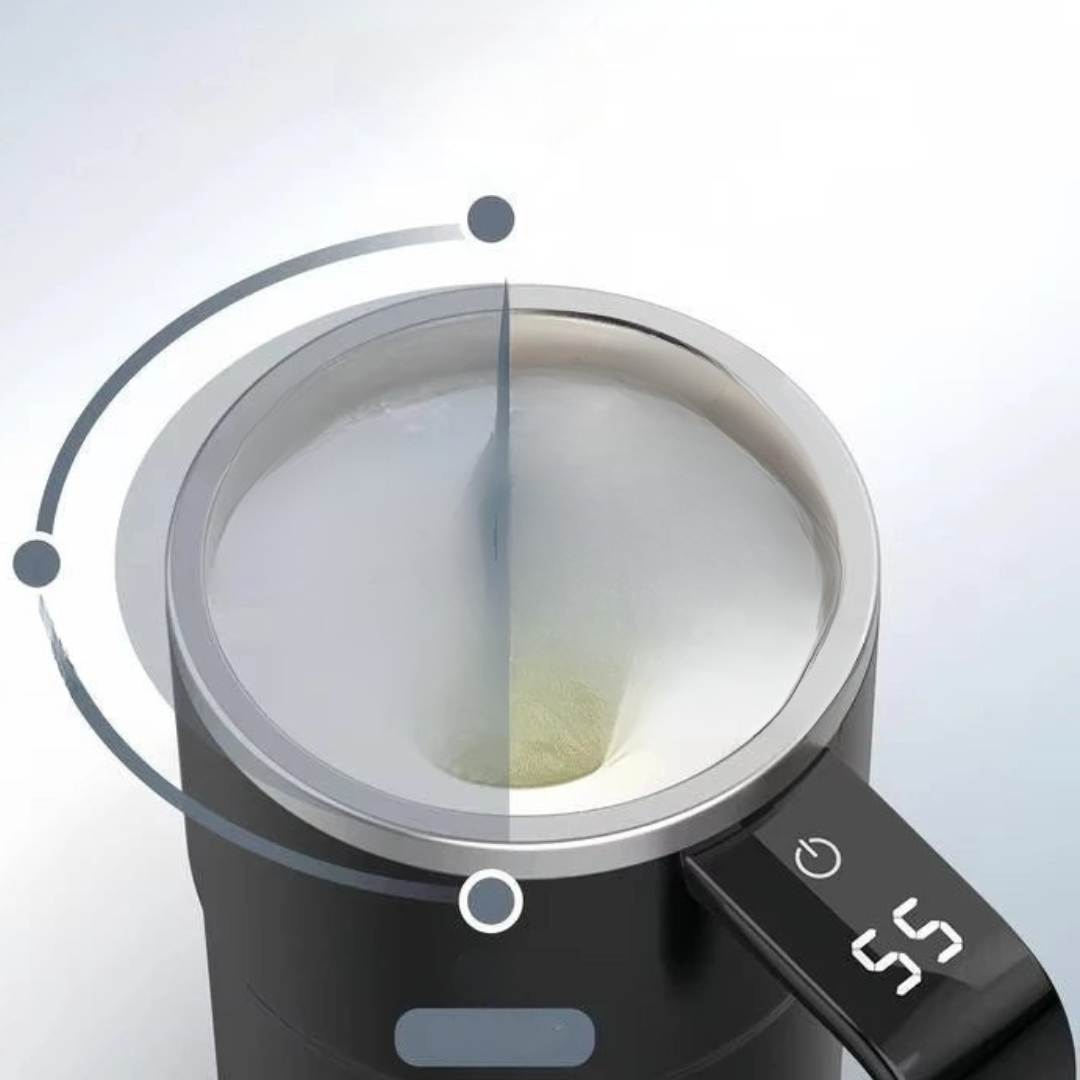 Self-Stirring Coffee Mug | Digital Temperature Display