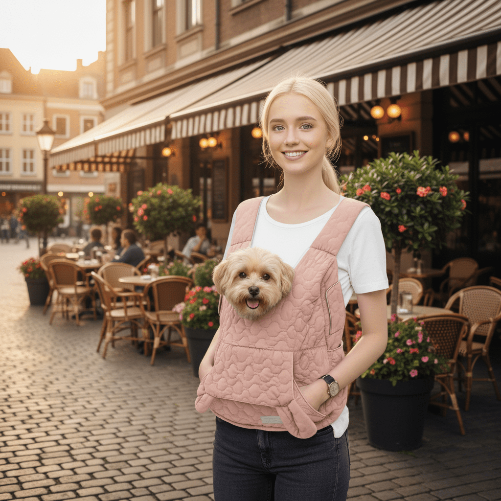 Waterproof Pet Carrier | Quilted Design with Shoulder Straps
