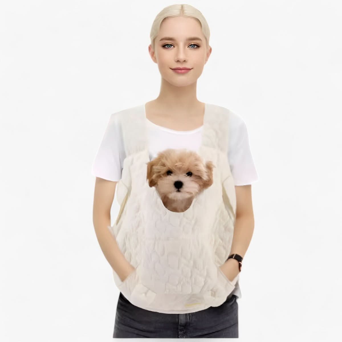 Waterproof Pet Carrier | Quilted Design with Shoulder Straps