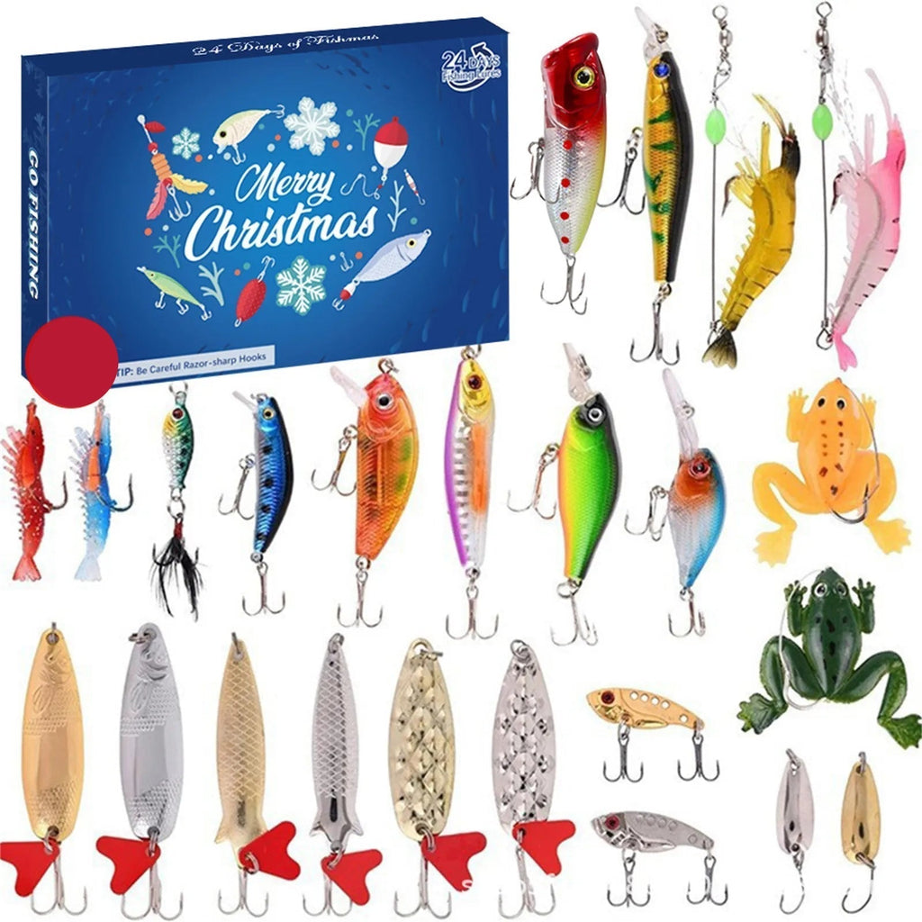 Fishing Advent Calendar | 24 Waterproof Freshwater Accessories