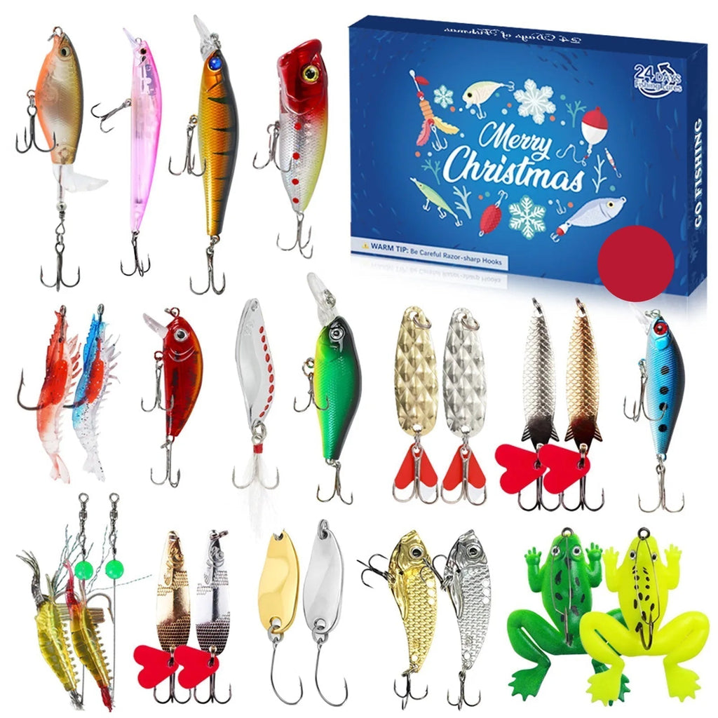 Fishing Advent Calendar | 24 Waterproof Freshwater Accessories