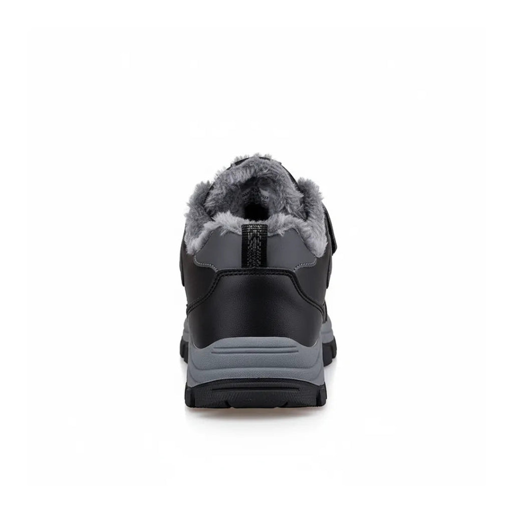 Men's Waterproof Walking Shoes | Fleece Lined with Velcro Closure