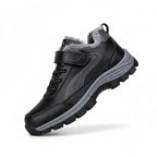 Men's Waterproof Walking Shoes | Fleece Lined with Velcro Closure