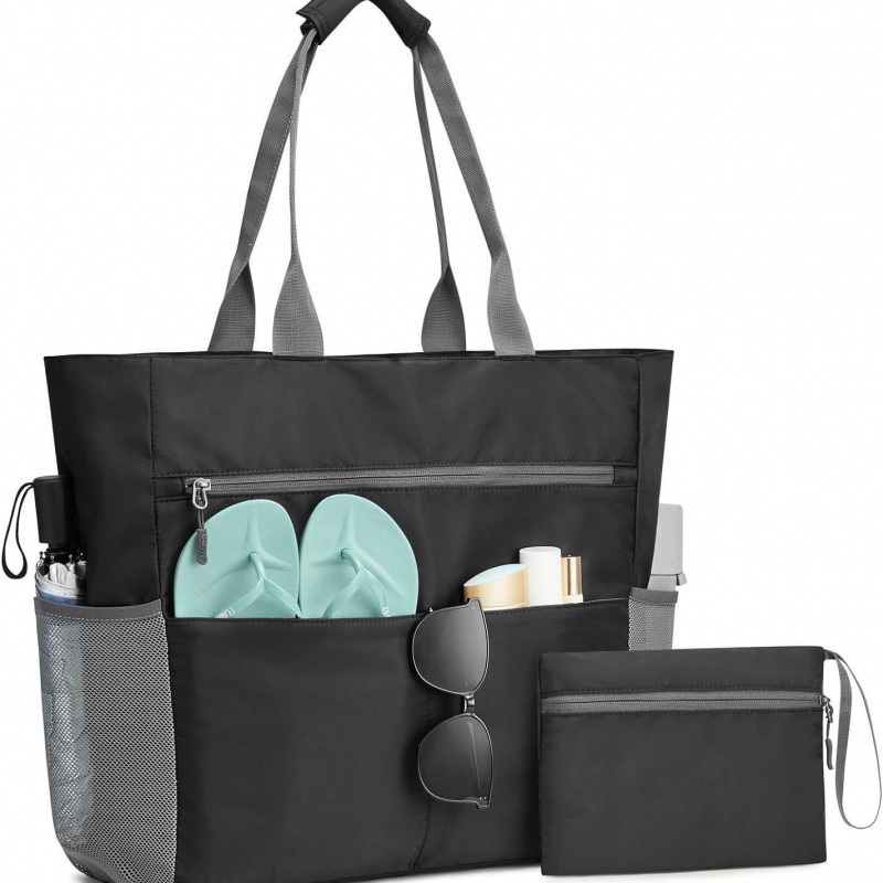 Waterproof Beach Bag | Large Tote With Multiple Pockets