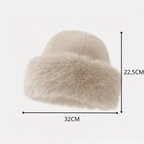 Knitted Winter Hat | Faux Fur Ear Protection