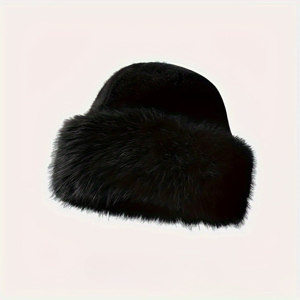 Knitted Winter Hat | Faux Fur Ear Protection