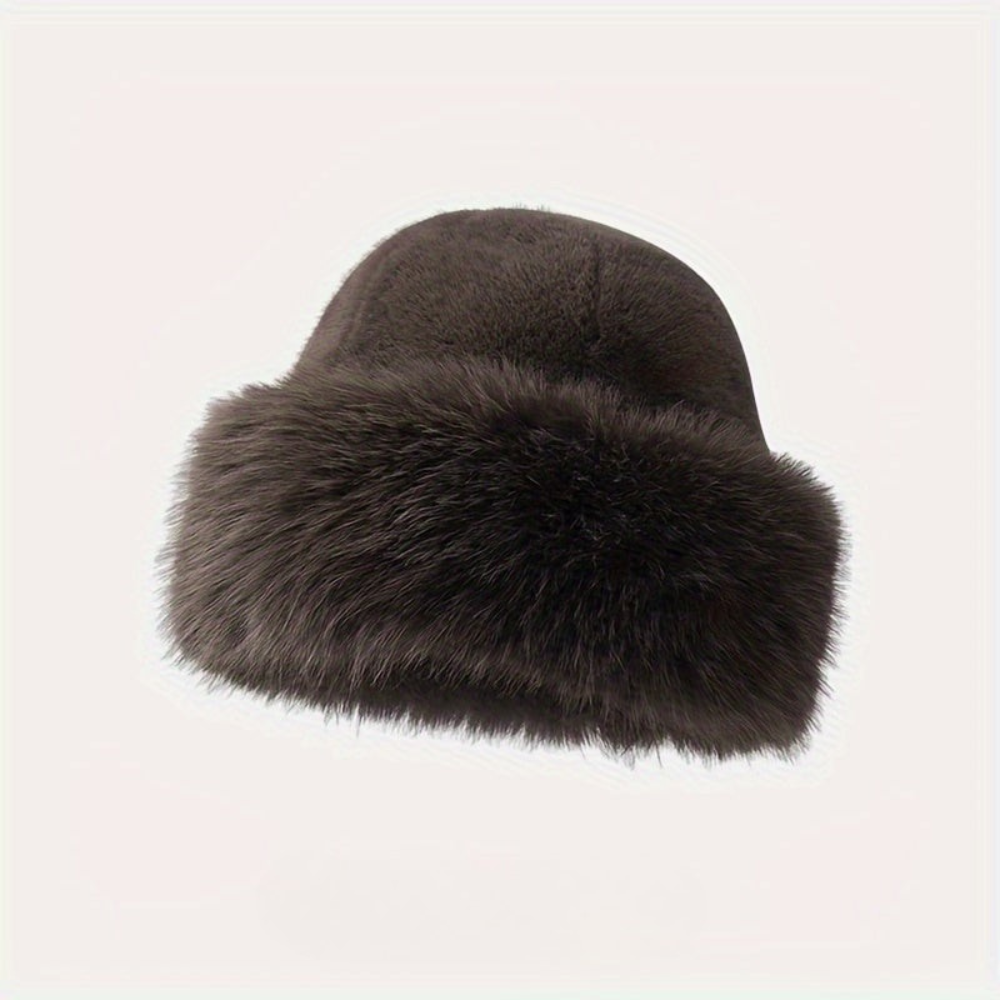 Knitted Winter Hat | Faux Fur Ear Protection