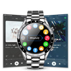 Stainless Steel Smart Watch | 4G AMOLED Health Tracker