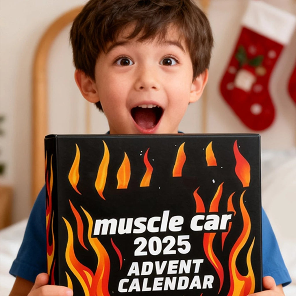 Muscle Car Advent Calendar | 24 Die-Cast Miniature Vehicles
