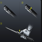Tactical Walking Stick | Automatic Retractable Design
