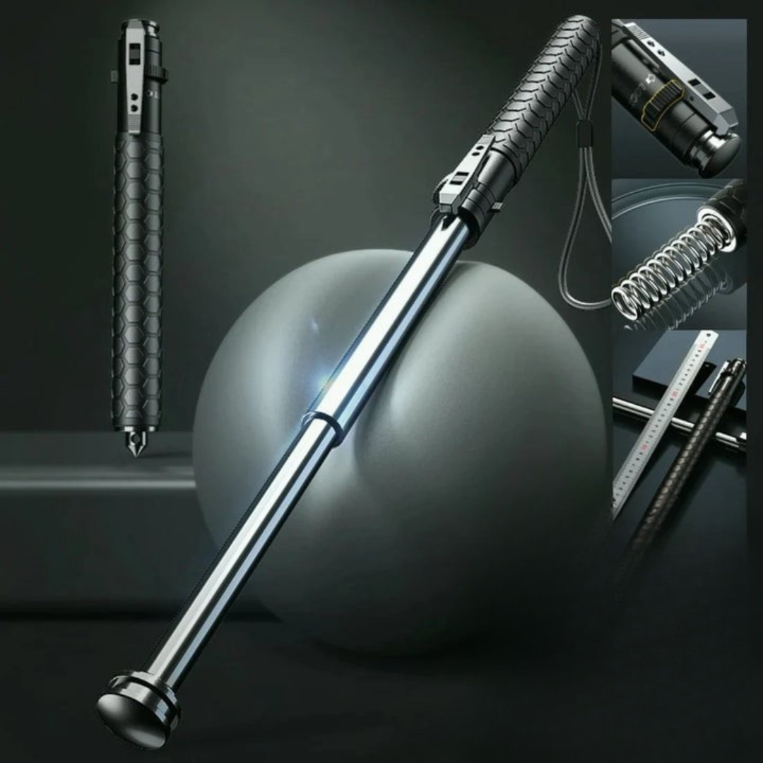 Tactical Walking Stick | Automatic Retractable Design