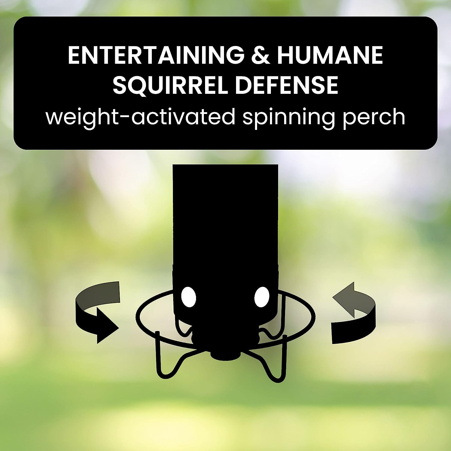 Squirrel Proof Bird Feeder | Weight Activated Anti Squirrel Design