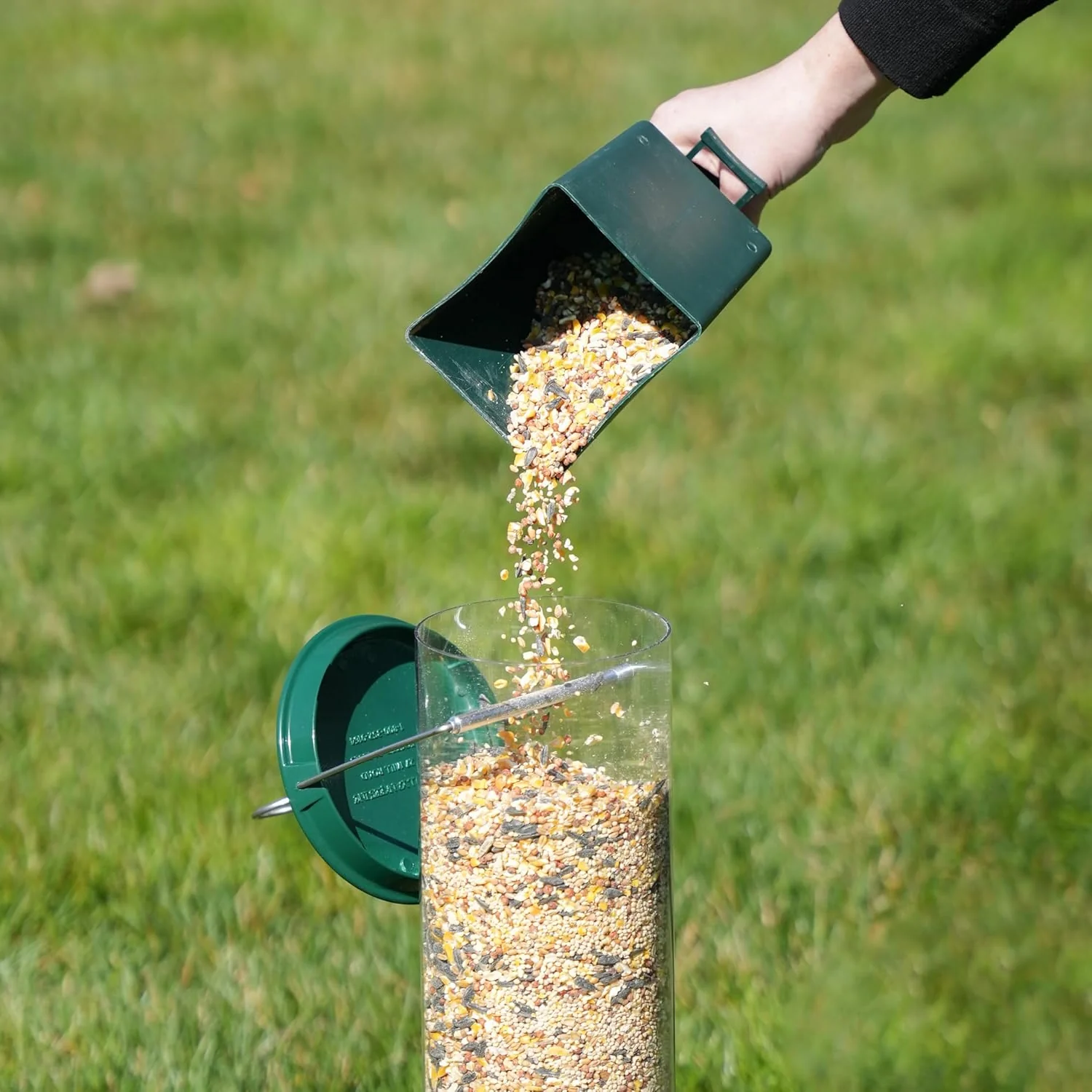 Squirrel Proof Bird Feeder | Rotating Perch Metal Design
