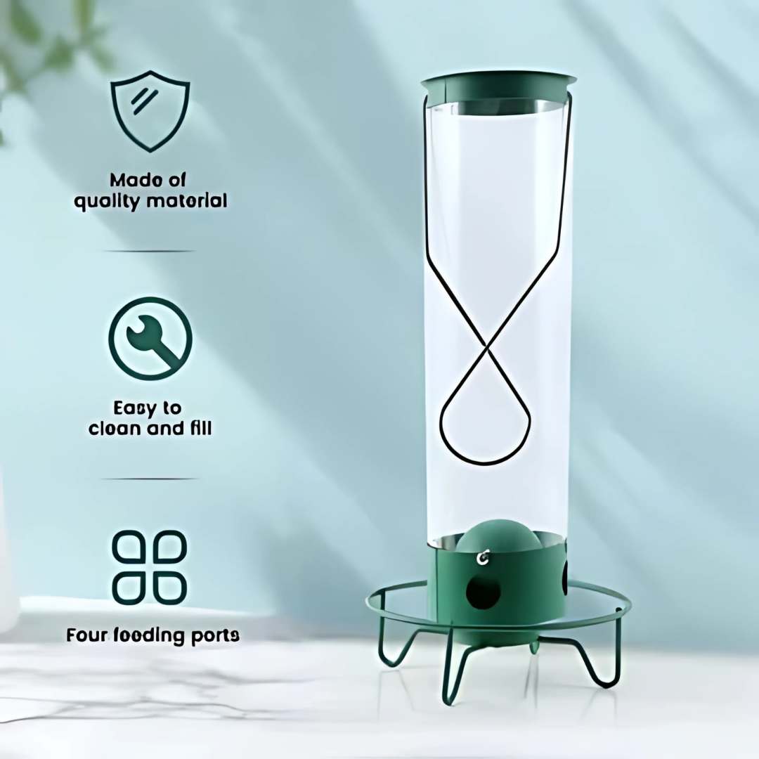 Squirrel Proof Bird Feeder | Rotating Perch Metal Design
