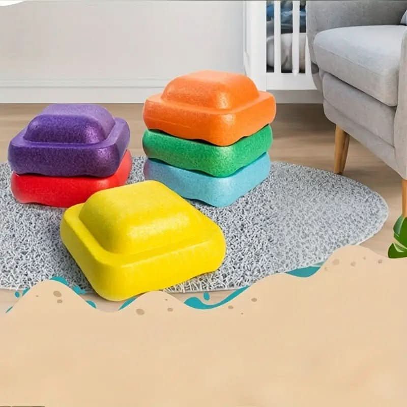 Balance Stepping Stones | Colorful Motor Skills Development Blocks