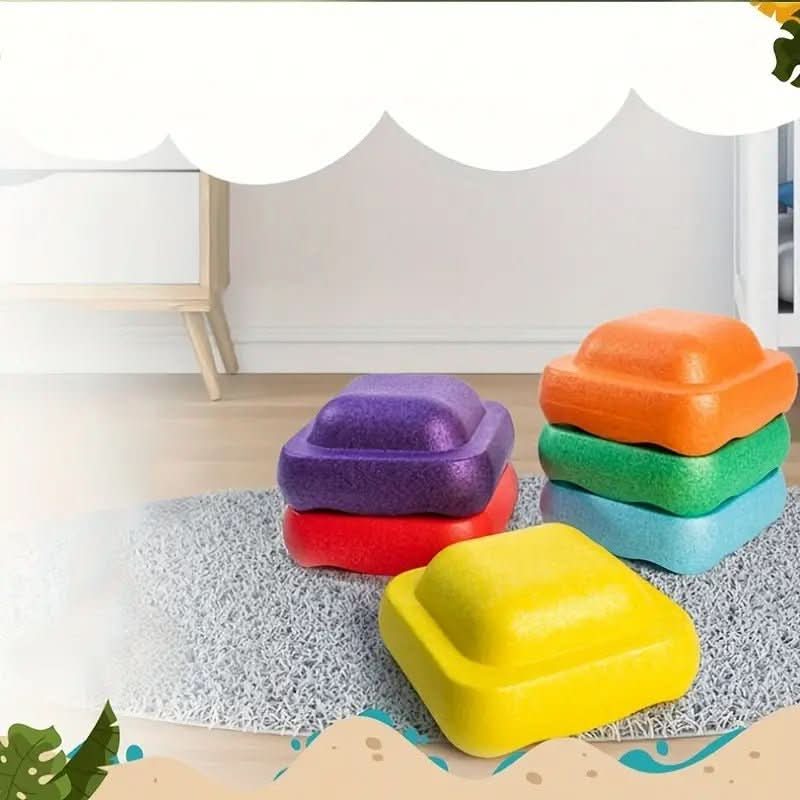 Balance Stepping Stones | Colorful Motor Skills Development Blocks