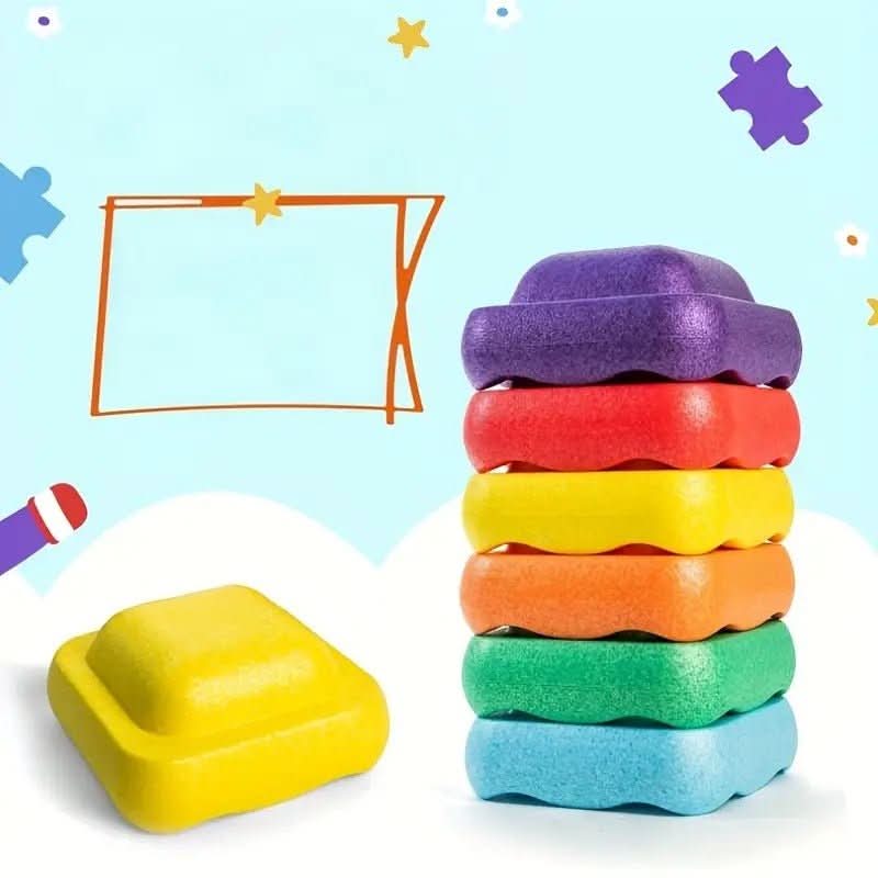 Balance Stepping Stones | Colorful Motor Skills Development Blocks