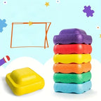 Balance Stepping Stones | Colorful Motor Skills Development Blocks