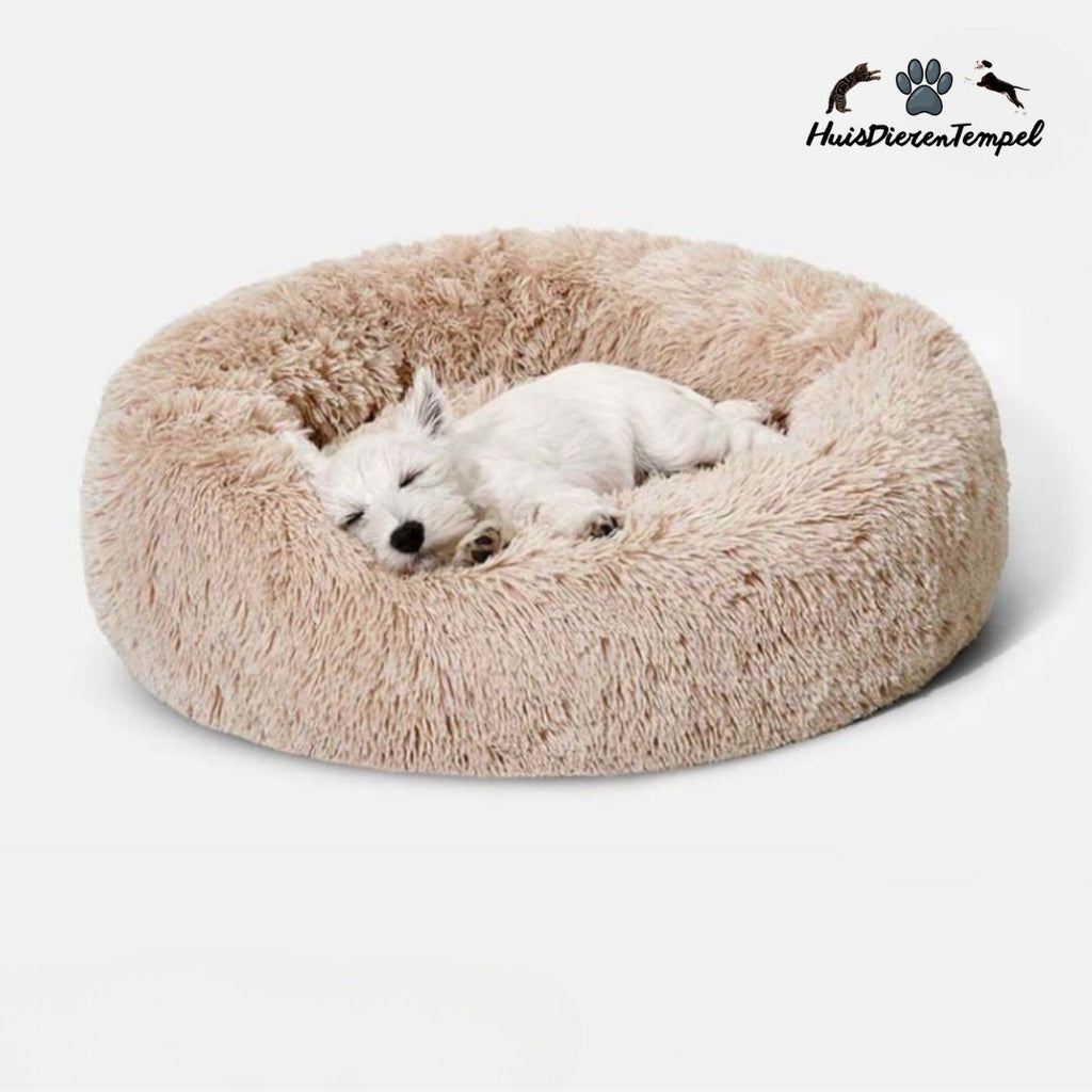 Plush Round Dog Bed | Ergonomic Support for All Breeds