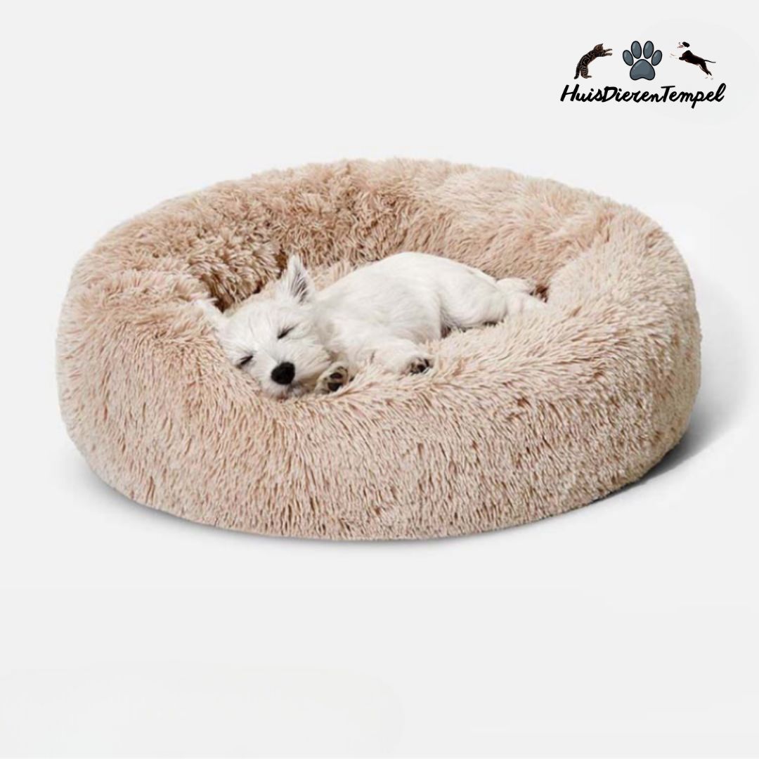 Plush Round Dog Bed | Ergonomic Support for All Breeds
